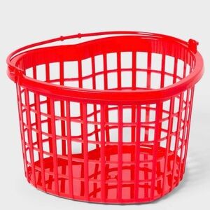 New Spritz Valentine's Day Heart Basket with Handle Red - Spritz™